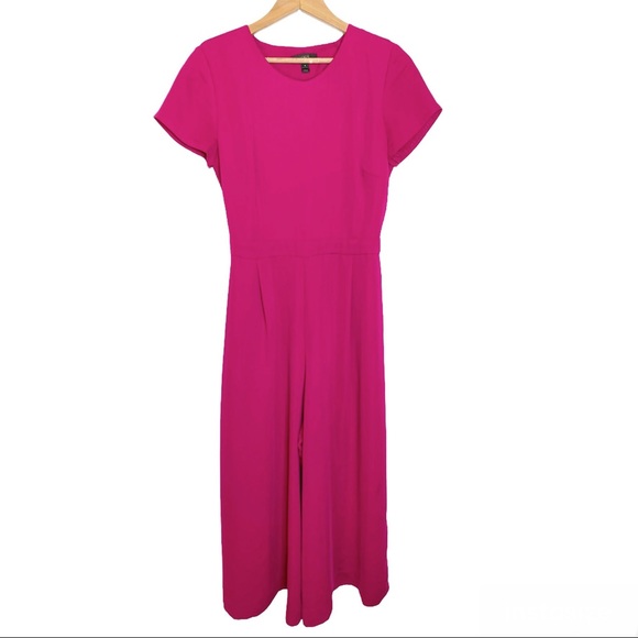 J. Crew Pants - J. Crew Drapey Wrap-back Jumpsuit - pink, size 4